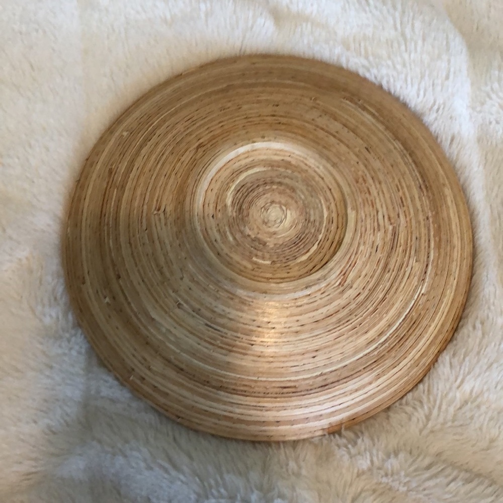 Wood decorative dish - Picture 2 of 3